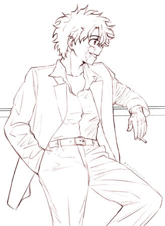 lineart only (clean style)
